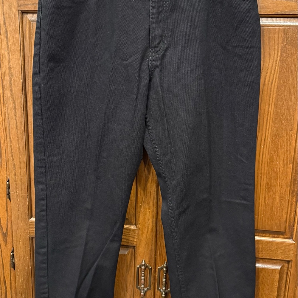 Faded Glory Black Jeans 16 Petite Classic Fit Denim Pants Women